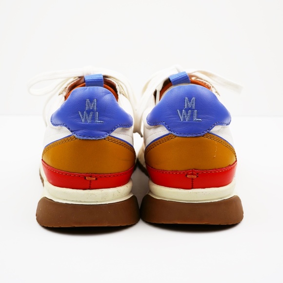 New MADEWELL Kickoff Trainer Sneakers in Recycled Nylon Suede and Leather - Picture 4 of 5